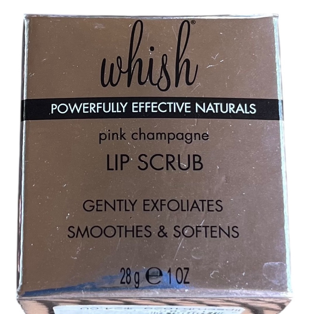 whish Pink Champagne Lip Scrub - Nourishing Exfoliant New with Tags